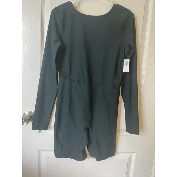NWT Old Navy Power soft Bodysuit Open Back Long Sleeve Size M Tall - Picture 4 of 11